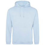 Sky Blue AWDIS Just Hoods JH001 College Hoodie on a white background