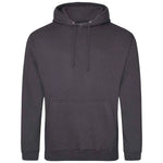 Storm Grey AWDIS Just Hoods JH001 College Hoodie on a white background