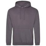 Steel Grey AWDIS Just Hoods JH001 College Hoodie on a white background