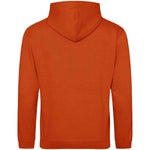Sunset Orange AWDIS Just Hoods JH001 College Hoodie on a white background