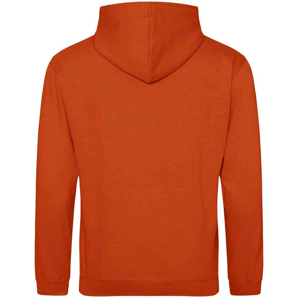 Sunset Orange AWDIS Just Hoods JH001 College Hoodie on a white background