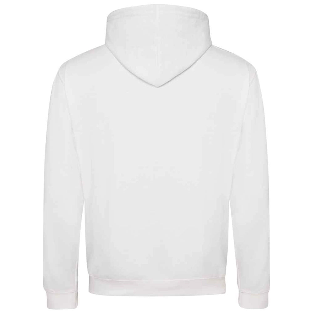 White hoodie on a white background