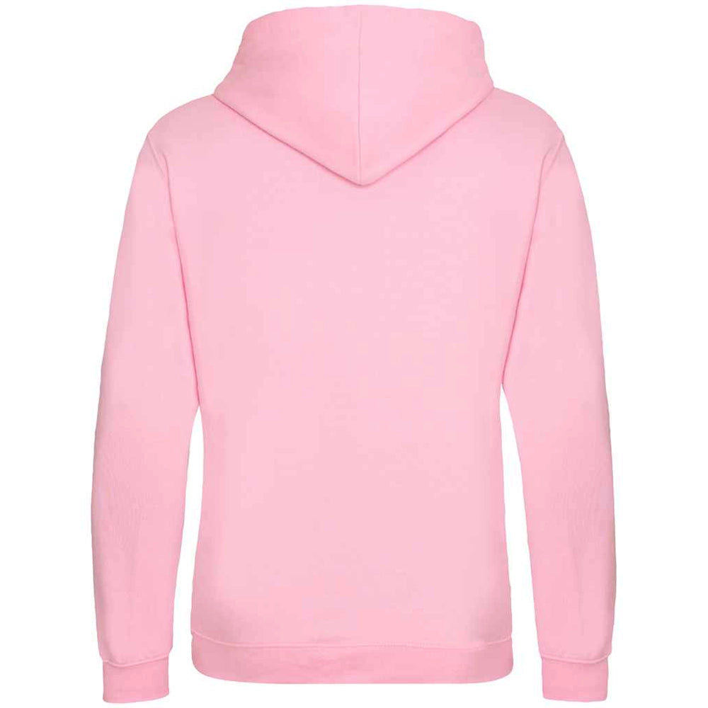 Pink hoodie on a white background