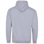 Grey hoodie on a white background
