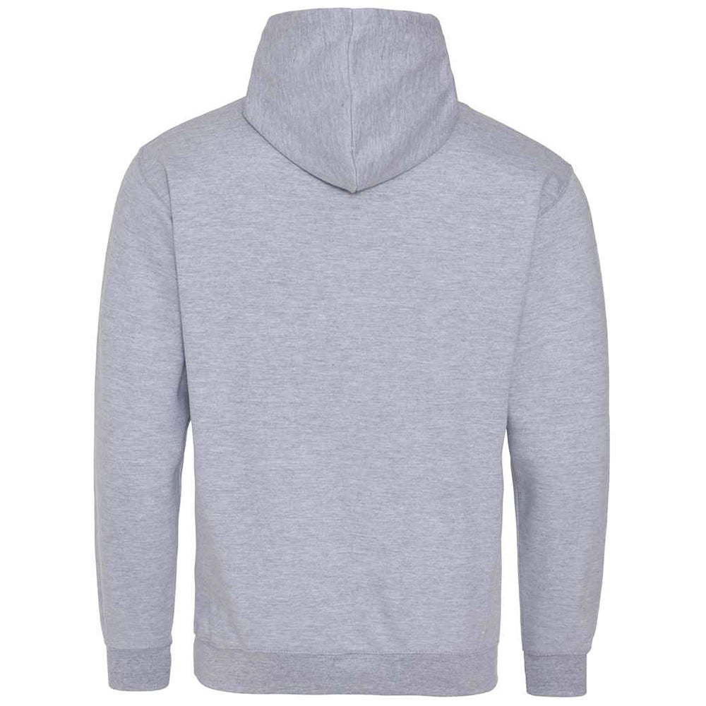 Gray hoodie on a white background