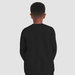 Rear view of Model wearing the Winsford ASC Premium Sweat – Juniors JH030B
