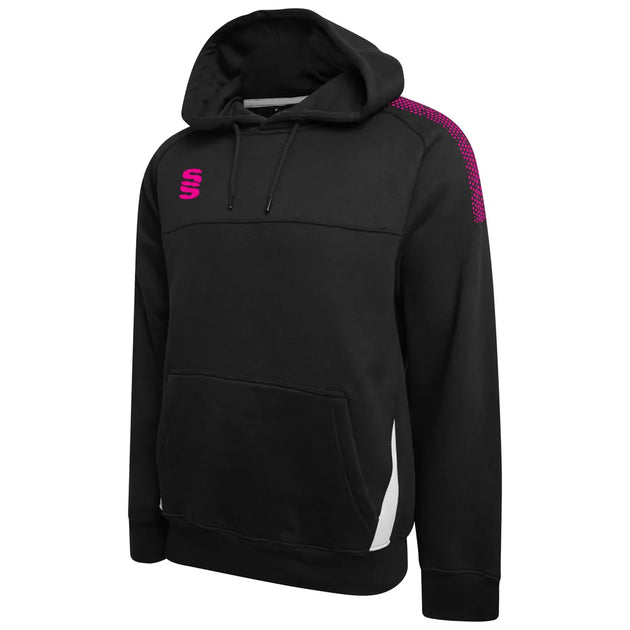 DU367 BLACK PINK DOTS