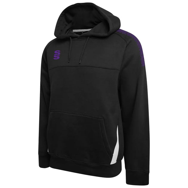 DU367 BLACK PURPLE DOTS