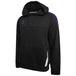 DU367 BLACK PURPLE DOTS