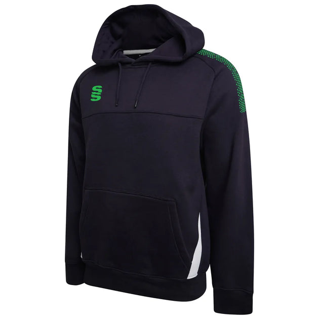 DU367 NAVY EMERALD DOTS