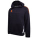 DU367 NAVY ORANGE DOTS
