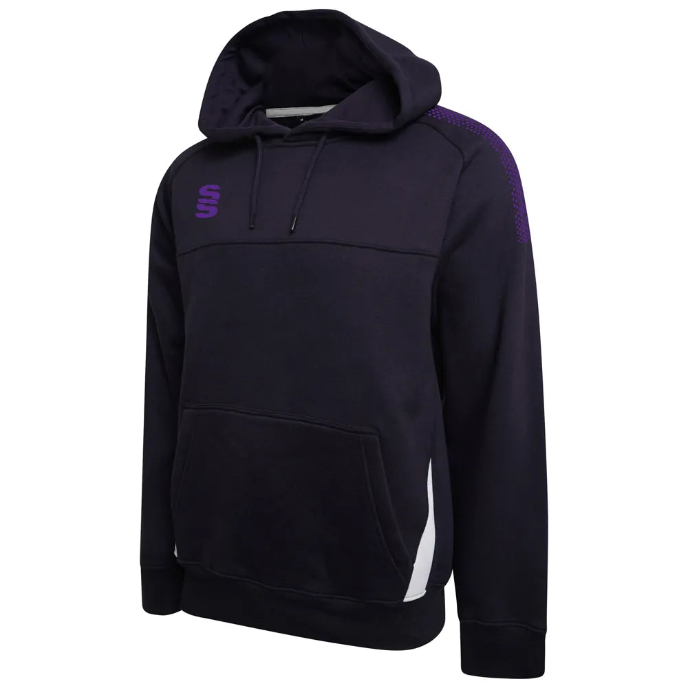 DU367 NAVY PURPLE DOTS