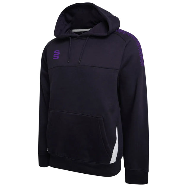 DU367 NAVY PURPLE DOTS