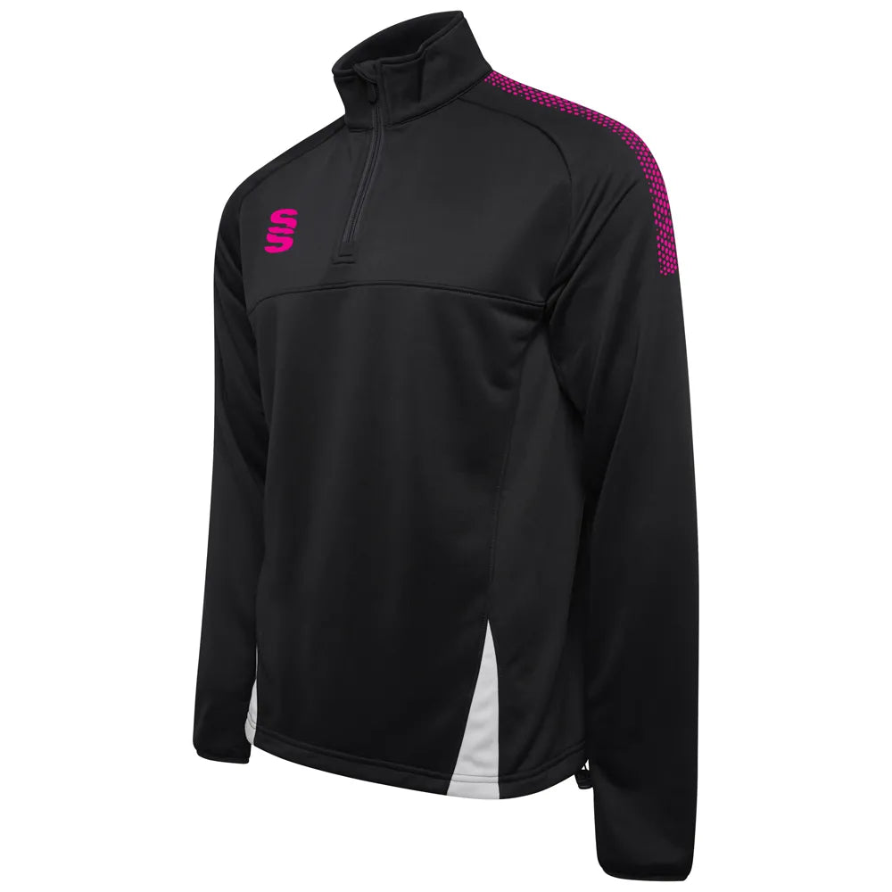 DU368 BLACK PINK DOTS