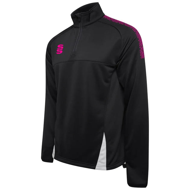 DU368 BLACK PINK DOTS