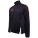 DU368 NAVY ORANGE DOTS