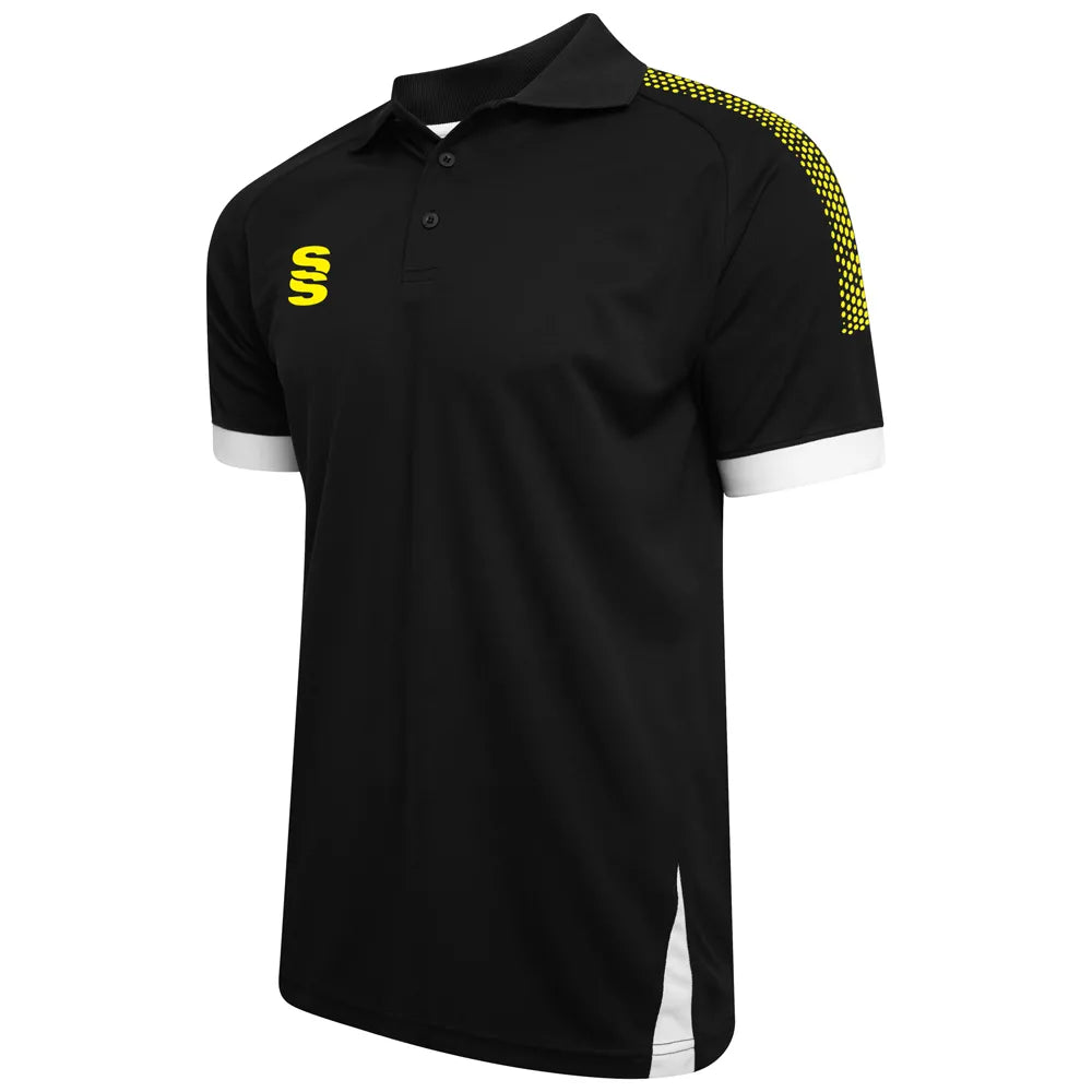 DU366 BLACK YELLOW DOTS