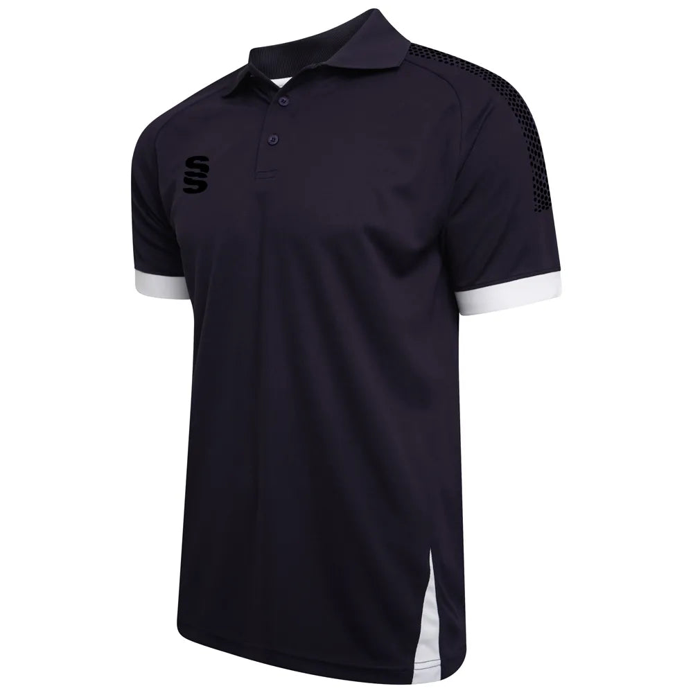 DU366 NAVY BLACK DOTS