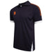 DU366 NAVY ORANGE DOTS