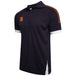 DU366 NAVY ORANGE DOTS