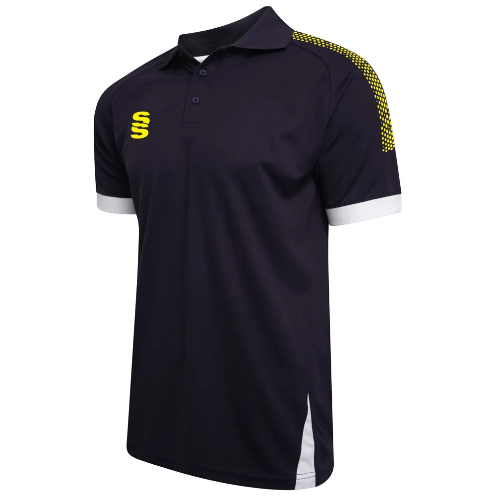 DU366 NAVY YELLOW DOTS