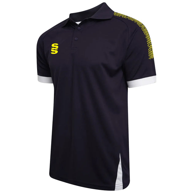 DU366 NAVY YELLOW DOTS