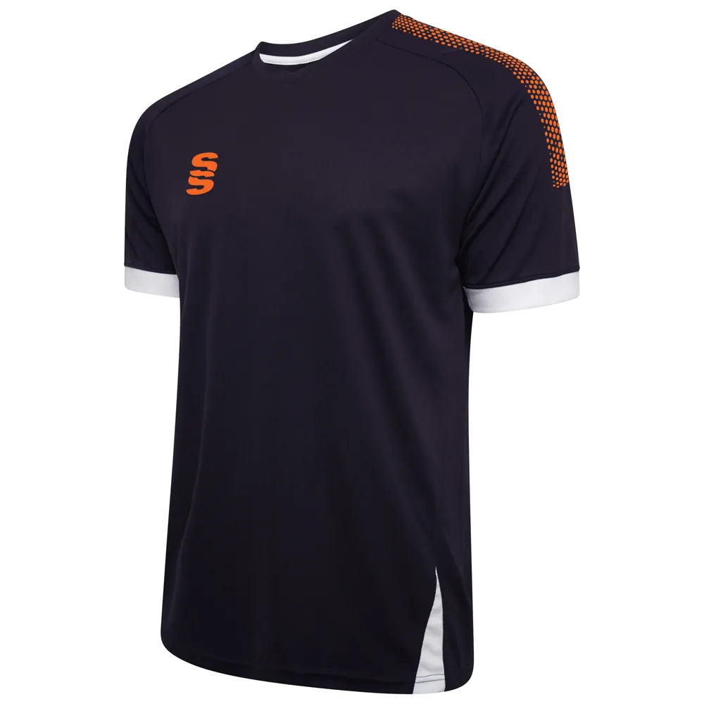 DU365 NAVY ORANGE DOTS