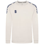 DU037 IVORY NAVY DIAGONAL