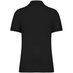 A black Native Spirit Piqué Polo Shirt Back
