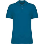 A blue sapphire Native Spirit Piqué Polo Shirt Front