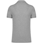 A Moon Grey Heather Native Spirit Piqué Polo Shirt Back