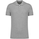 A Moon Grey Heather Native Spirit Piqué Polo Shirt Front