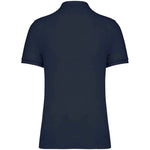 A Navy Native Spirit Piqué Polo Shirt Back