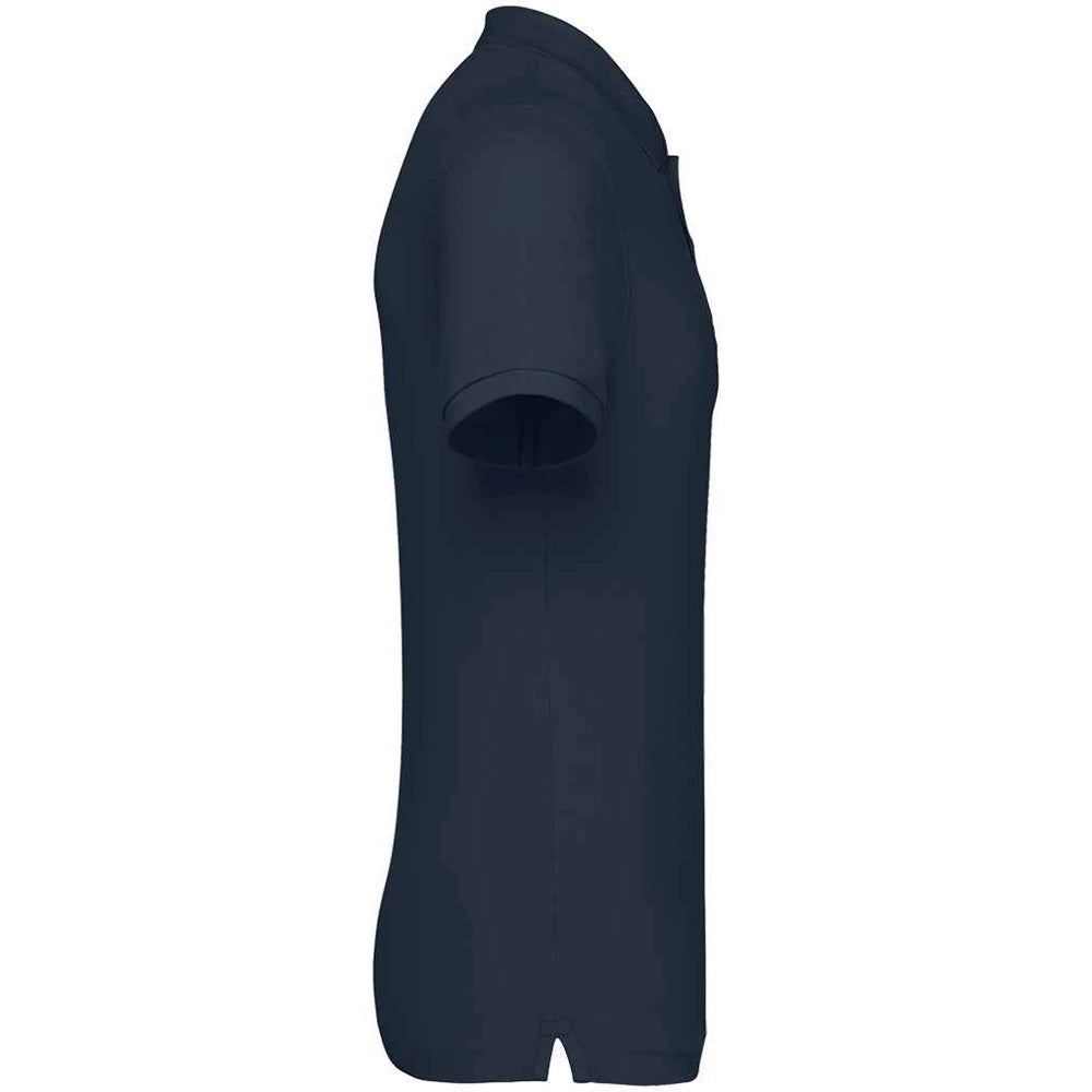 A Navy Native Spirit Piqué Polo Shirt Side