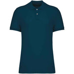 A Peacock Blue Native Spirit Piqué Polo Shirt Front