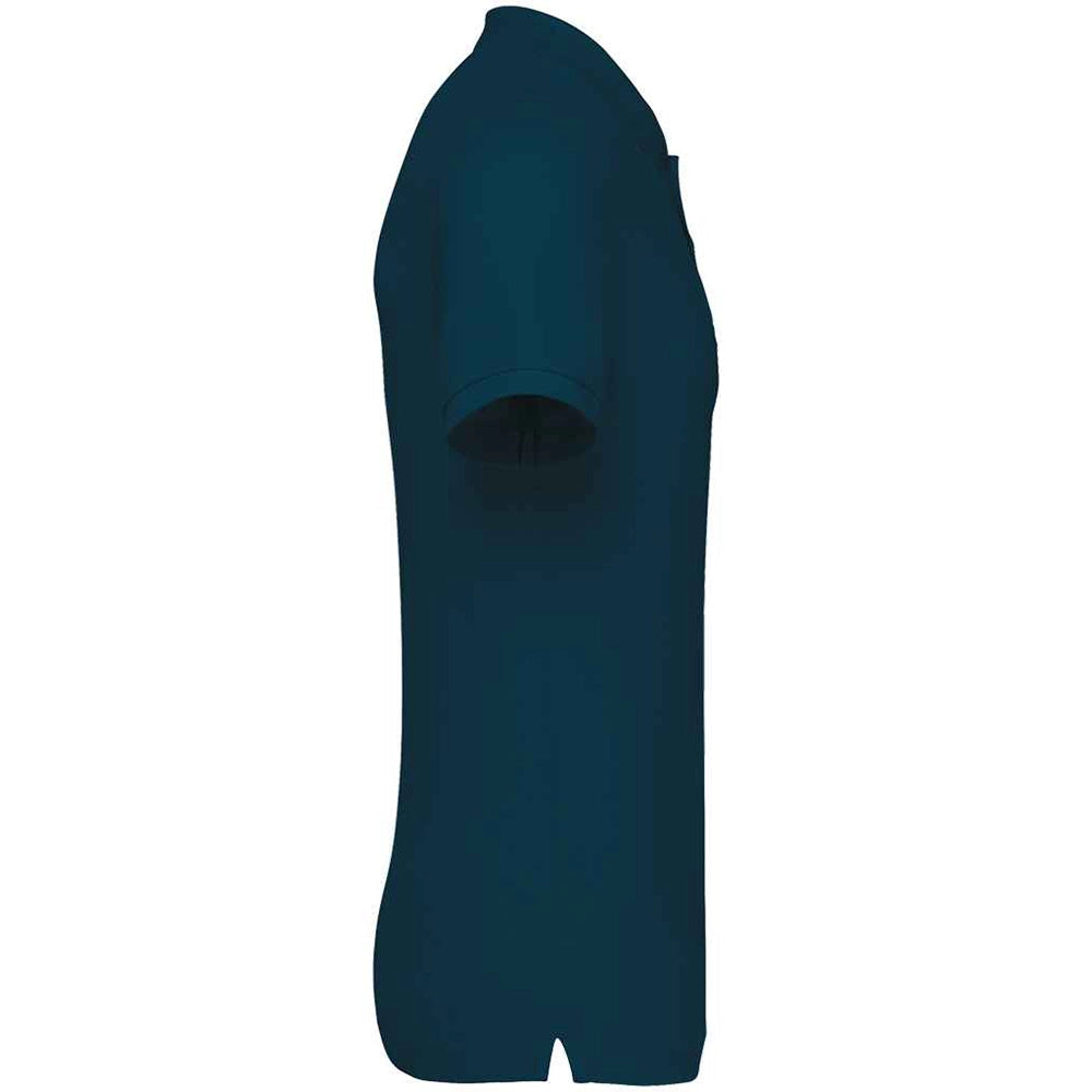 A Peacock Blue Native Spirit Piqué Polo Shirt Side