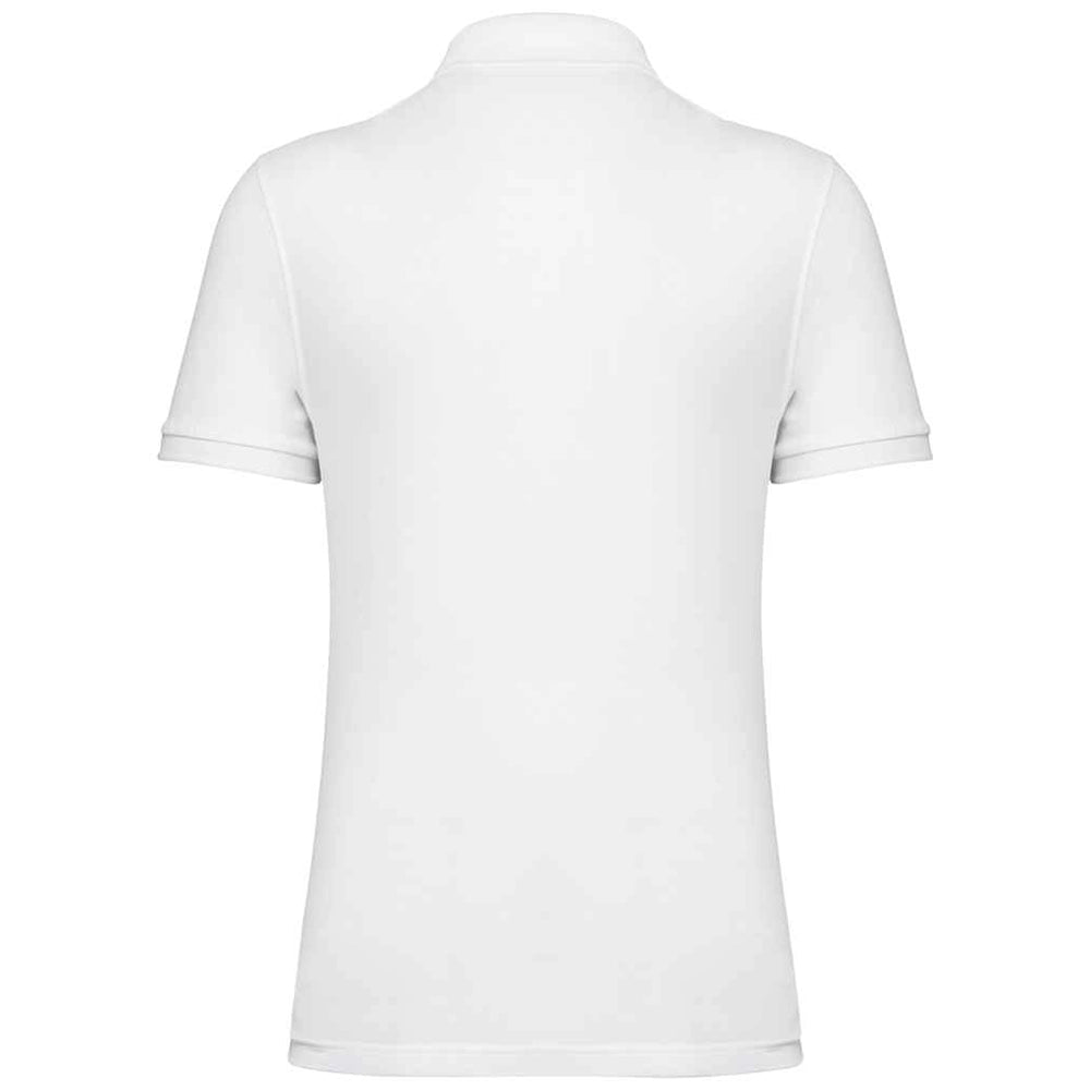 A white Native Spirit Piqué Polo Shirt back