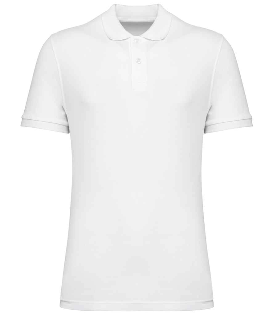 A white Native Spirit Piqué Polo Shirt front