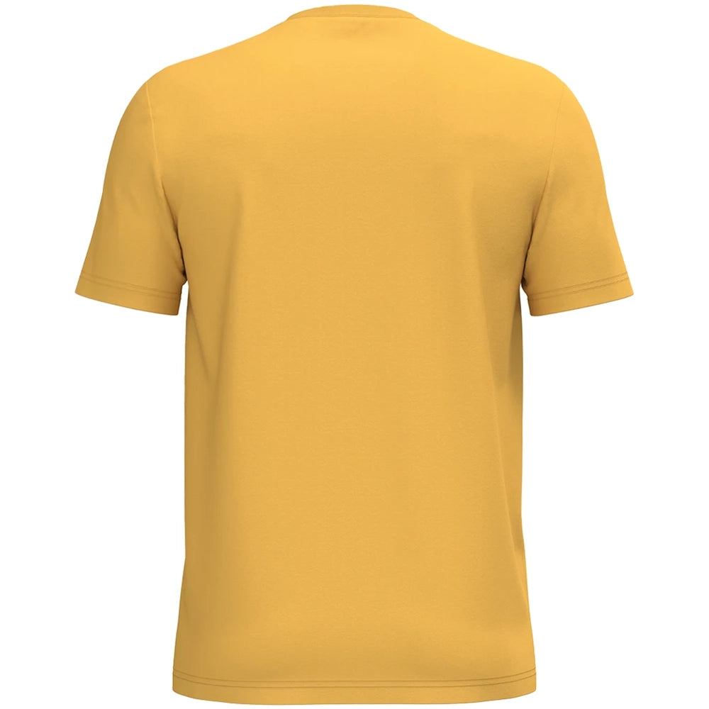 A yellow Native Spirit Unisex T-Shirt back