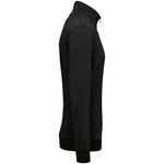 A black Native Spirit 1/4 Zip Sweatshirt side