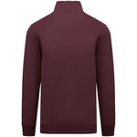 A Dark Cherry Native Spirit 1/4 Zip Sweatshirt back