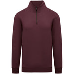 A Dark Cherry Native Spirit 1/4 Zip Sweatshirt