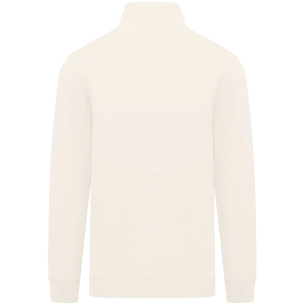 A Ivory Native Spirit 1/4 Zip Sweatshirt Back