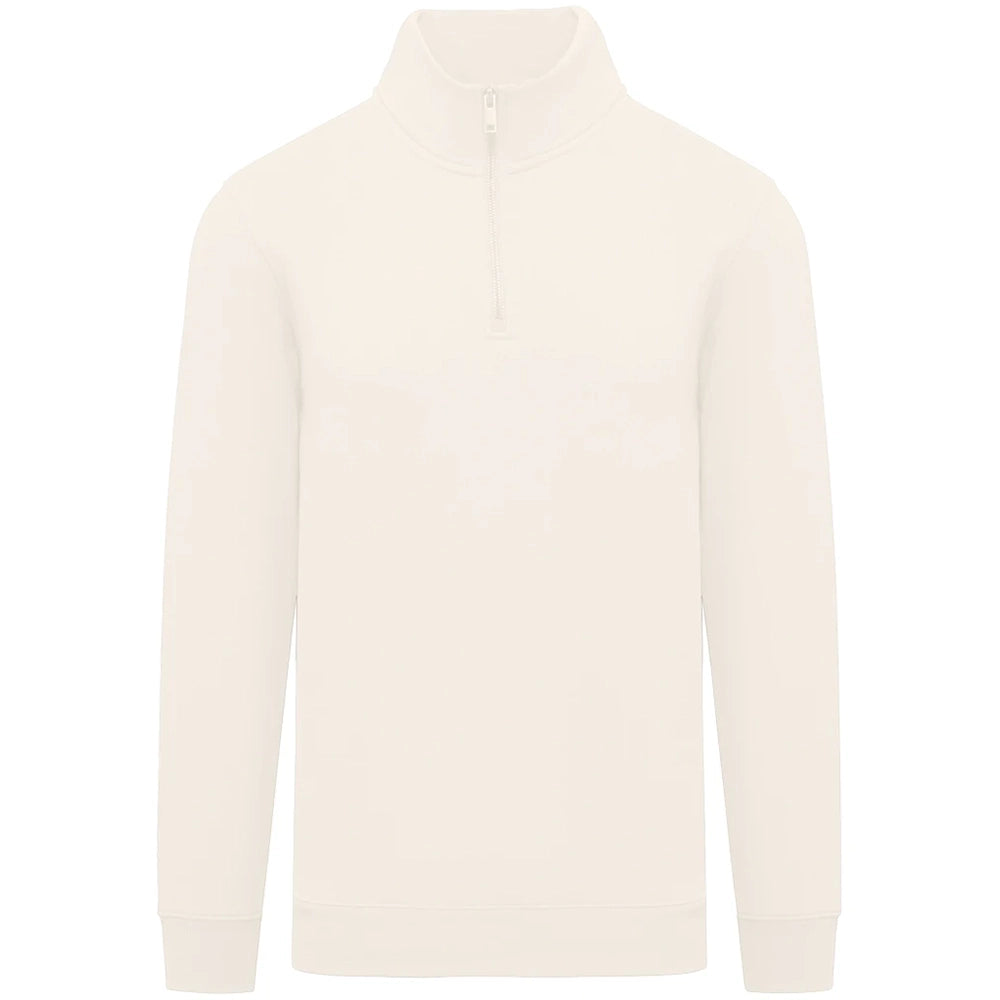 A Ivory Native Spirit 1/4 Zip Sweatshirt Front