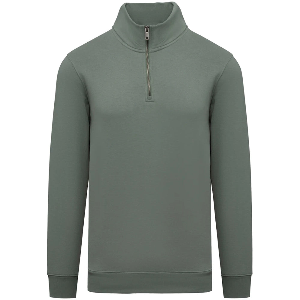 A Moss Native Spirit 1/4 Zip Sweatshirt Front