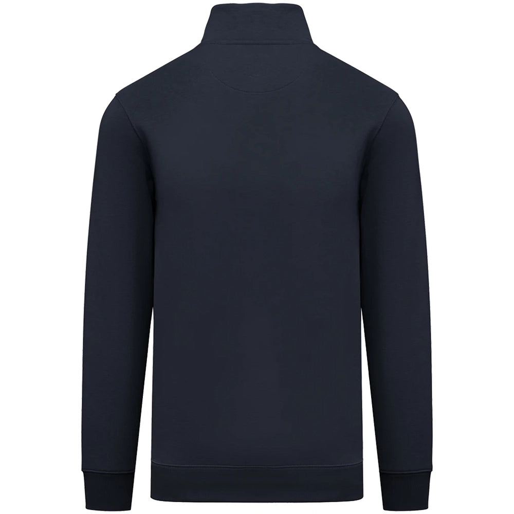 A Navy Native Spirit 1/4 Zip Sweatshirt Back