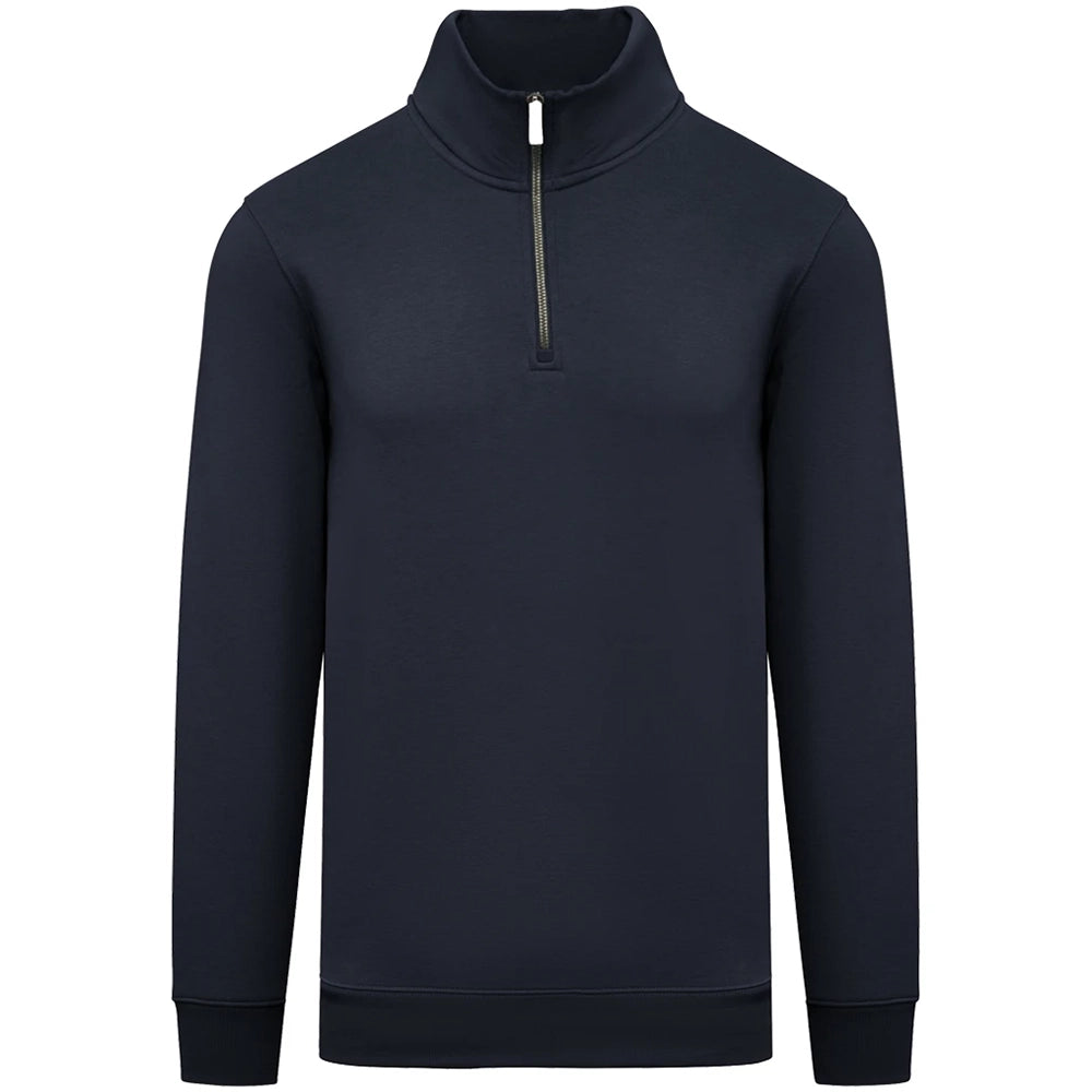 A Navy Native Spirit 1/4 Zip Sweatshirt Front