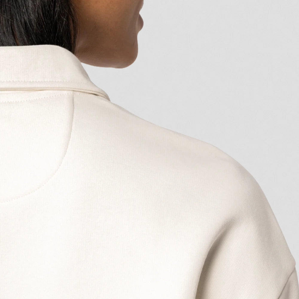 Native Spirit Unisex 1/4 Zip Sweatshirt with Polo Collar