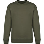 A Organic Khaki Native Spirit Unisex Oversized Sweatshirt front