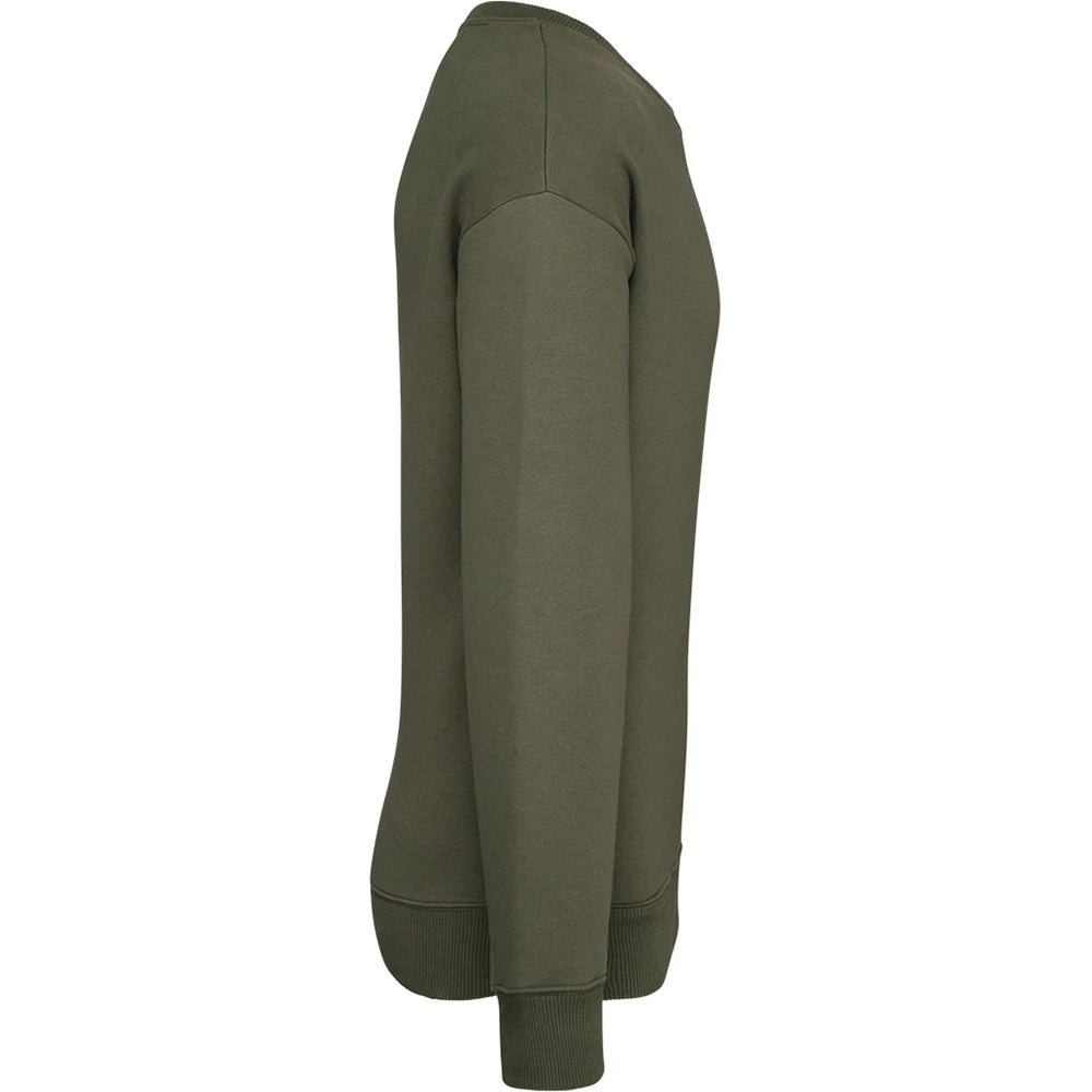 A Organic Khaki Native Spirit Unisex Oversized Sweatshirt side